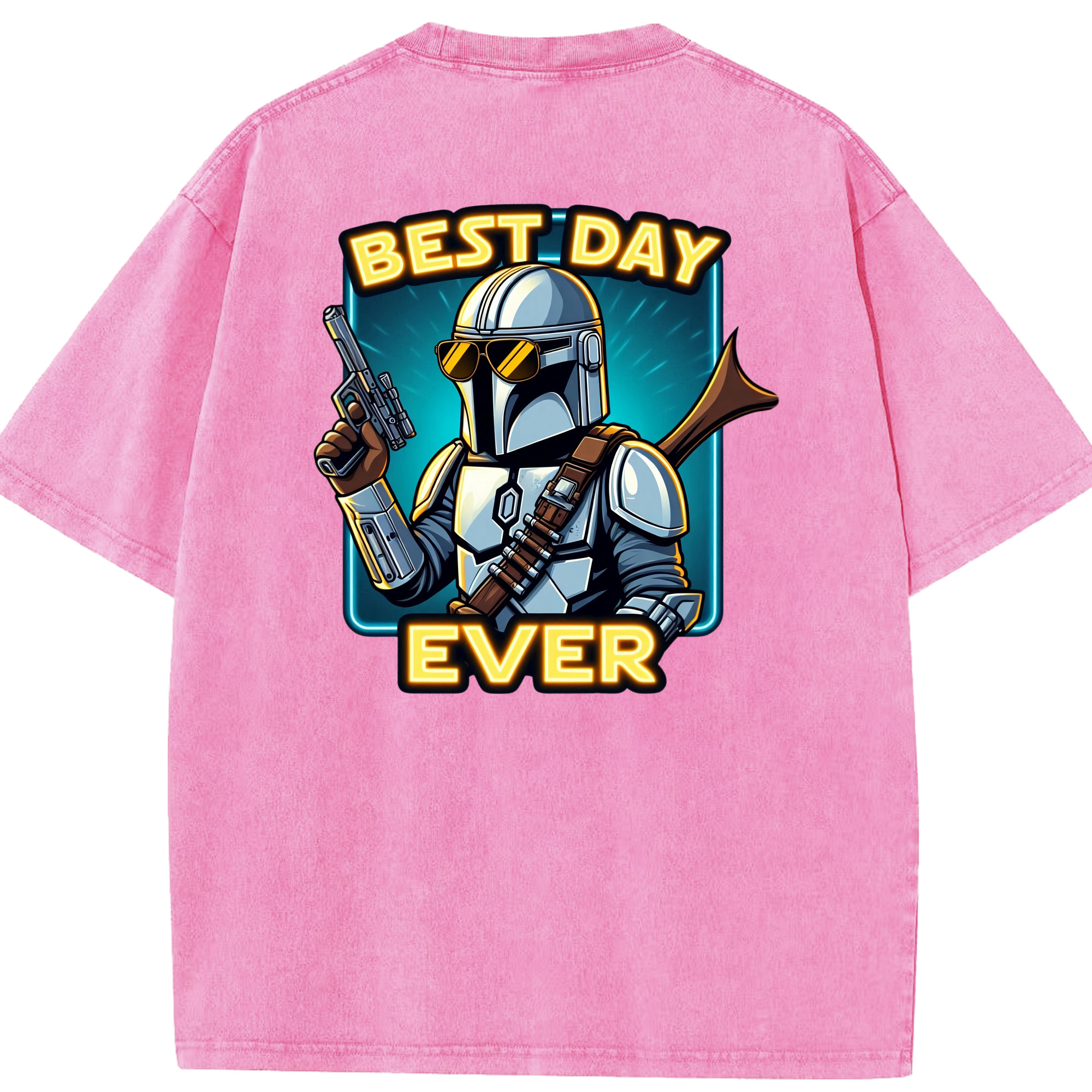 （画像用） スター・ウォーズ Star Wars 綿100% ヴィンテージ風 半袖Tシャツ（背面プリント）